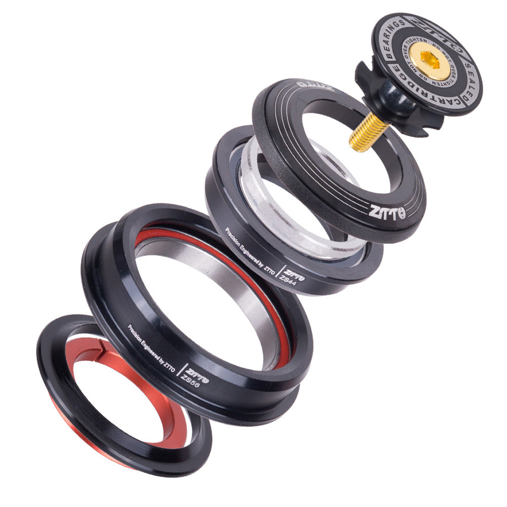 ZTTO 4456ST Aluminum Alloy Bike Bearing Headset Tapered / Straight Tube Front Fork Headset ZTTO 4456ST Aluminum Alloy Bike Bearing Headset Tapered / Straight Tube Front Fork Headset